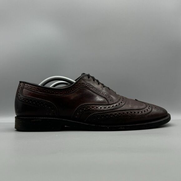 Allen Edmonds Cambridge Wingtip Dress Shoes Size 9.5 Men\'s Brown Formal Brogue main image 5